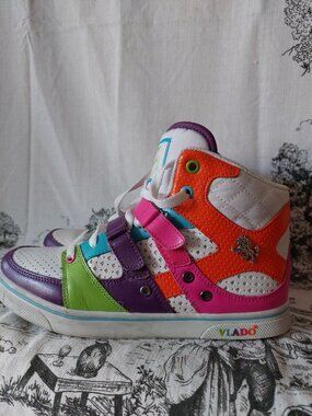 Vlado Footwear Women's 39 Us 8 Knights 2 High-top Sneakers Leather Upper Y2K
